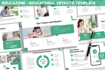 Educazone - Educational Keynote Template