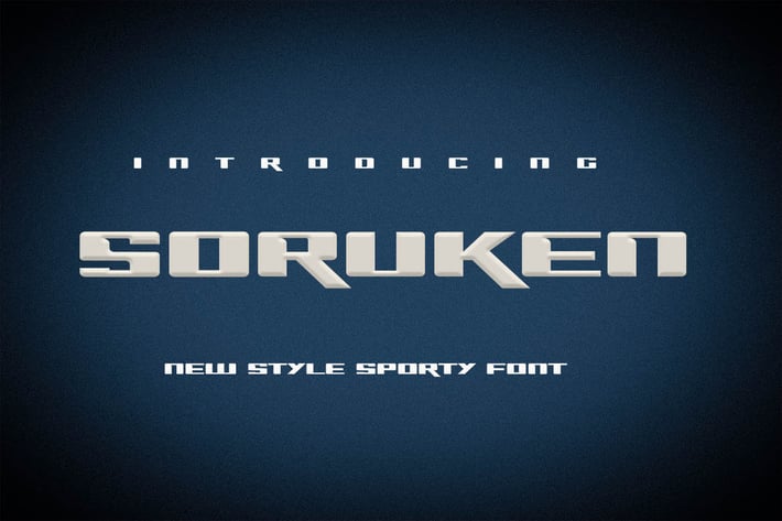 Soruken - Sport Font