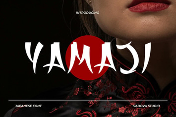 Yamaji Japanese Creative Font