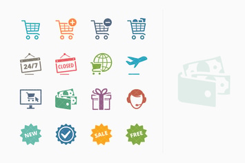 E-commerce Icons Set 2 - Colored Series