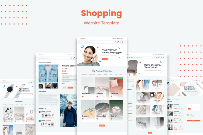 E-commerce Shopping Website Template