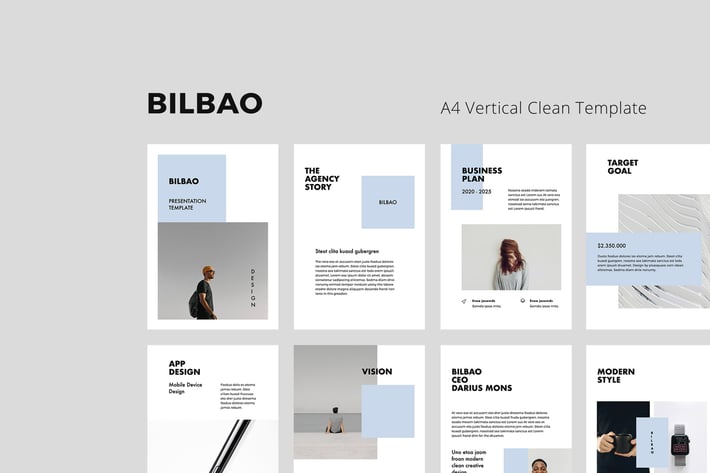 BILBAO - A4 Vertical Powerpoint Template