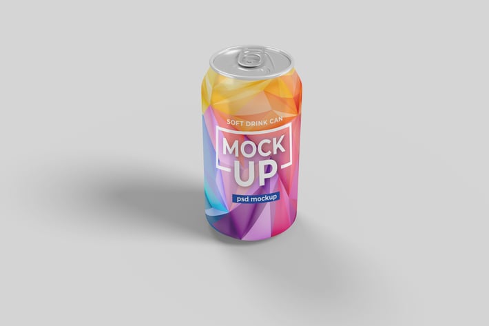 Softdrink Can Product Mockup Vol. 2