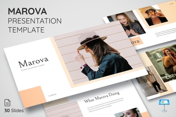 Marova - Keynote Presentation Template