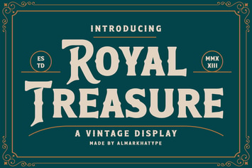Royal Treasure – Royal Vintage Font