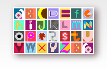 Font Design & Seamless Background