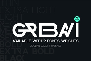 Grebavi | Modern Logo Typeface