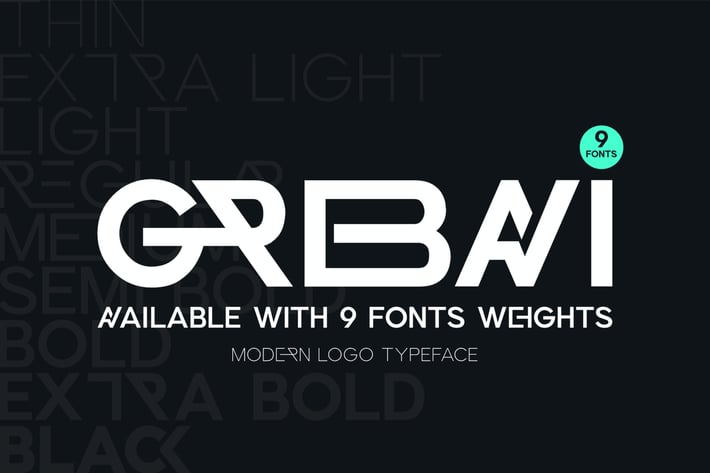 Grebavi | Modern Logo Typeface