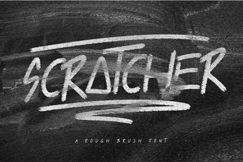 Scratcher - Handwritten Type