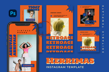 Herrimas - Retro Instagram Stories and Post