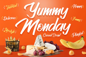 Yummy Monday - Playful Handwritten Font