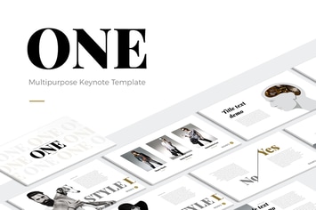 ONE Modern Keynote Template