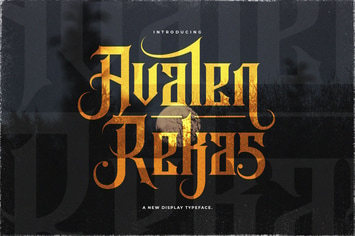Avalen Rekas - Blackletter Font