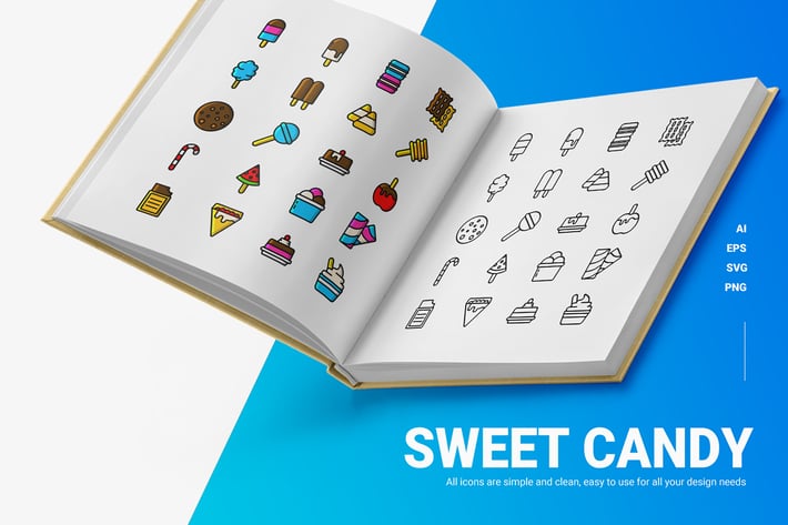 Sweet Candy - Icons