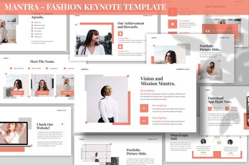Mantra - Fashion Keynote Template