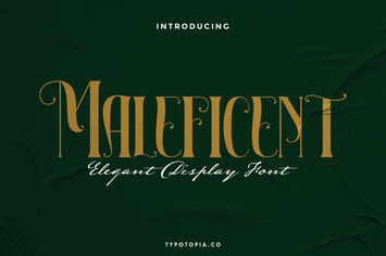 Maleficent The Elegant Display Font