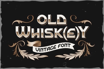 Old Whisk(e)y typeface