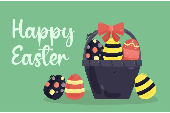 Happy Easter Day Background Illustration (2)