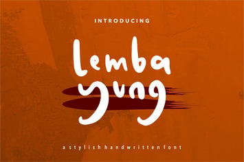 Lembayung | A Stylish Handwritten Font
