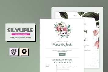 Silvuple - Elementor Invitations Builder