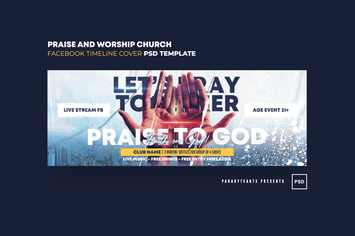 Praise & Worship Church Facebook Timeline Cover