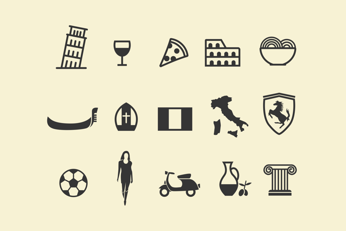 15 Italy Icons