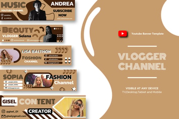 Vlogger Channel Youtube Banner