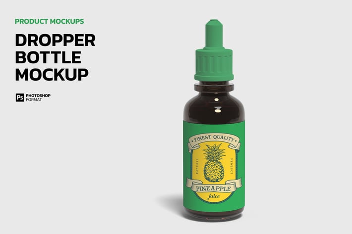 Dropper bottle - Mockup