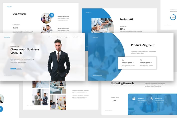 Marketing Keynote Presentation Template