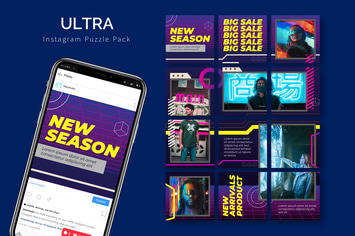 Ultra - Instagram Puzzle Template