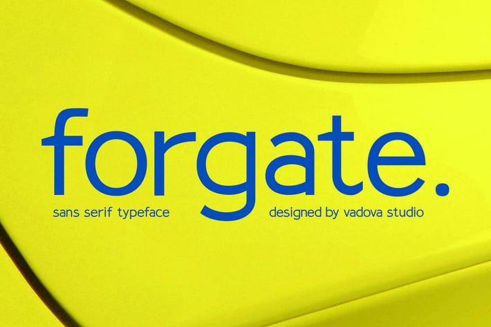 Forgate Sans Serif Font