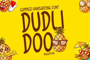 Dudlidoo - Kids font