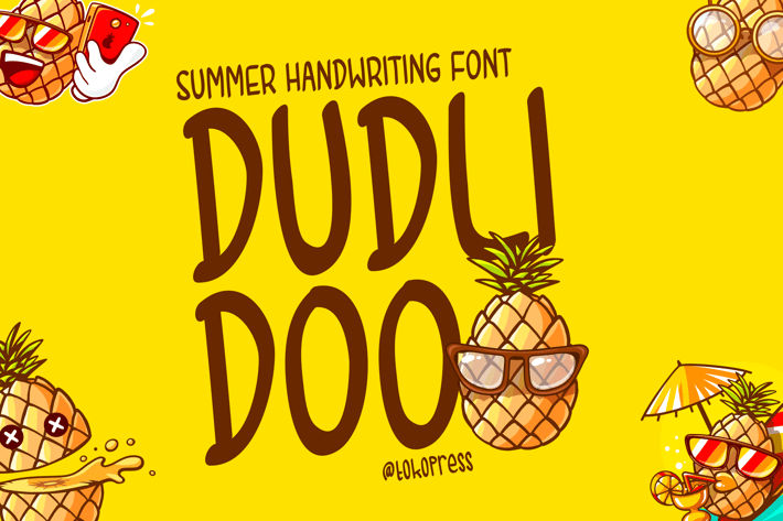 Dudlidoo - Kids font