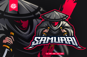 Samurai Mascot Logo