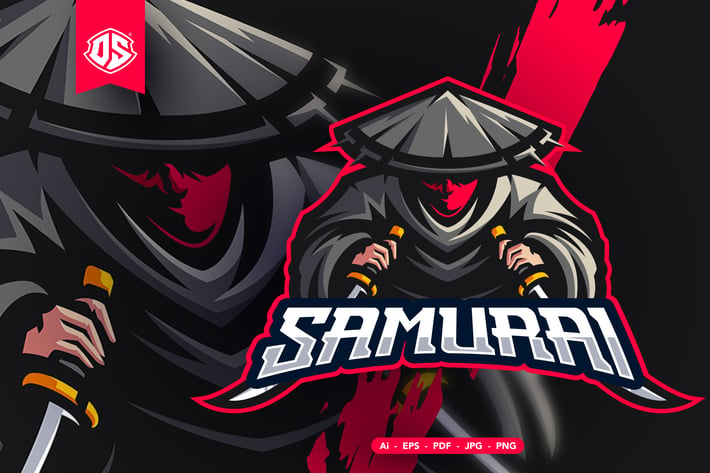 Samurai Mascot Logo