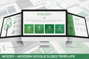 Woody - Wooden Google Slides Template