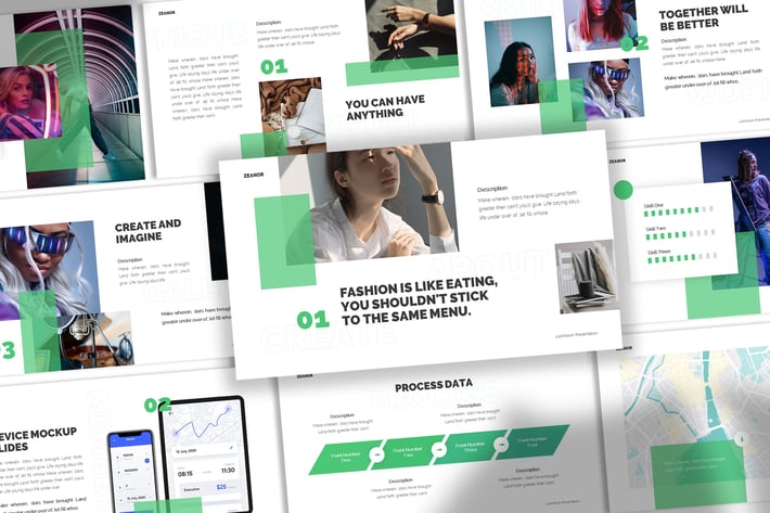 Zeanor - Lookbook Keynote Template