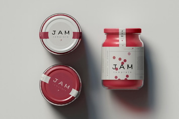 Jam Jar Mockup
