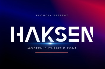 Haksen - Logo Font