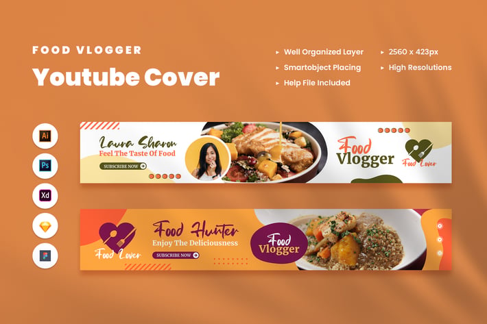 Food Vlogger Youtube Cover