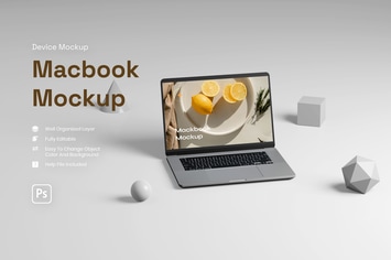 Device With Background Mockup