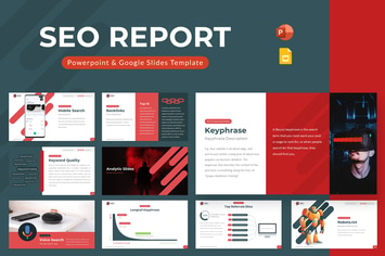 SEO Report Powerpoint & Google Slides Template
