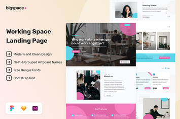 Bigspace - Working Space Website Tempalte