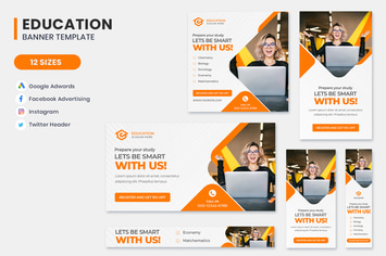 Education Google Adwords Banner Template