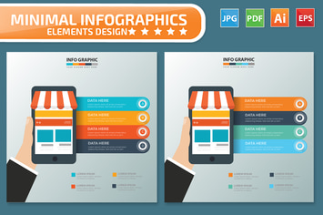 Mobile Shopping Infographics