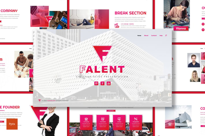 Falent - Business Powerpoint Template