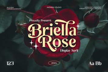 Briella Rose - Elegant Display Serif