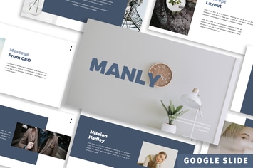 Manly - Google Slide Presentation Template