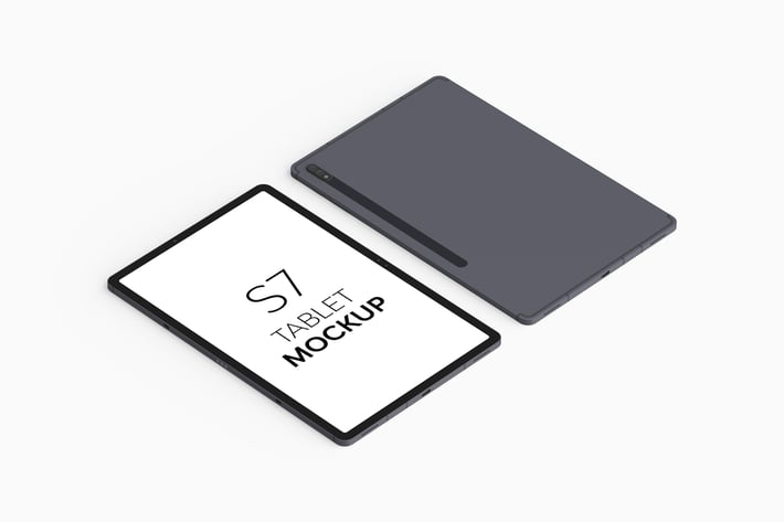S7 Tablet Mockup