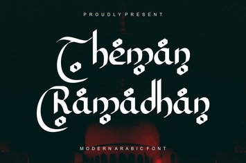 Theman Ramadhan - Arabic Style Typeface